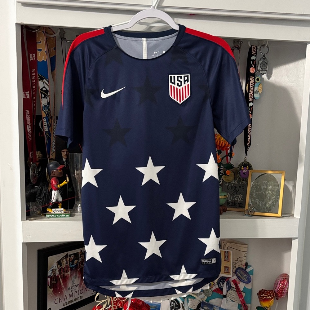 Nike Adult Navy and White Star Jersey